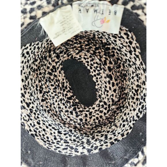 Vintage Betmar New York Velour Fuzzy Cheetah Spotted Print Bucket Cloche Hat main image 10